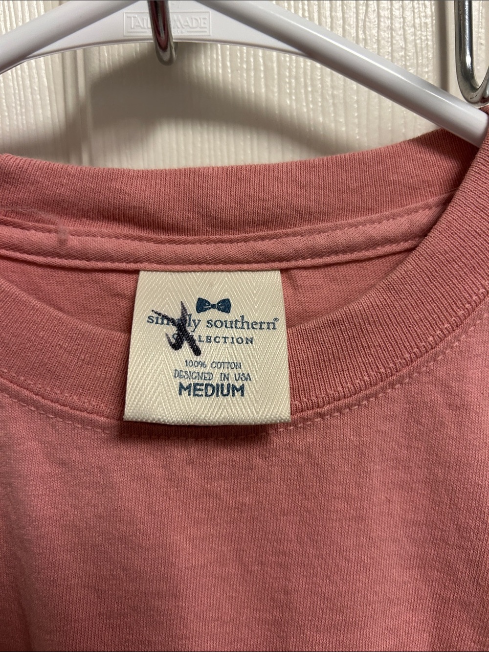 Simply Southern Dusty Rose Long Sleeve Tee - Picture 2 of 6